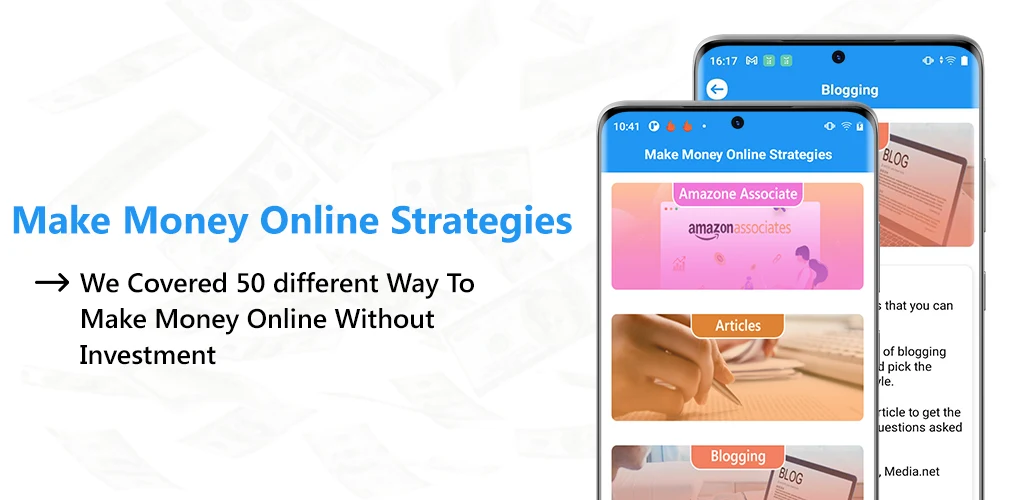 Make Money Online - Easy Tips - Image screenshot of android app