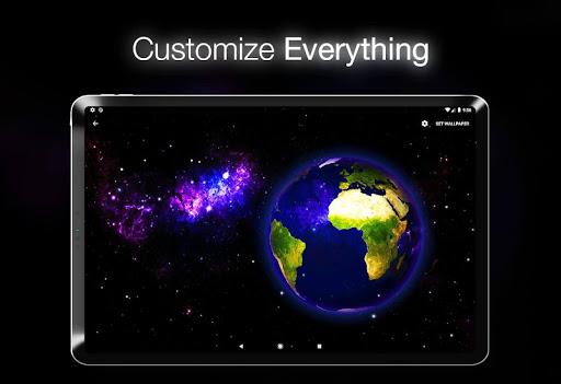 Earth ۳D Live Wallpaper - عکس برنامه موبایلی اندروید