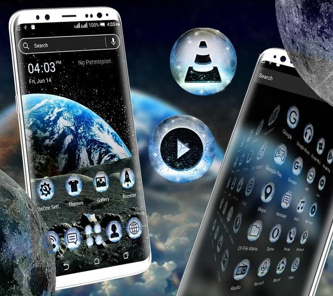 Earth Universe Launcher Theme - عکس برنامه موبایلی اندروید