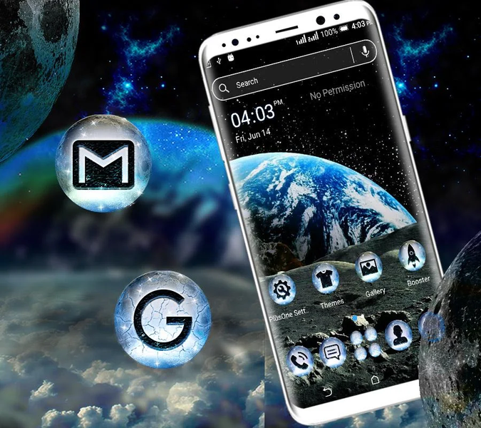 Earth Universe Launcher Theme - عکس برنامه موبایلی اندروید