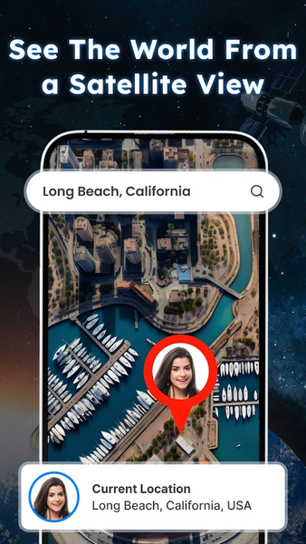 Earth Map: Live Satellite View - Image screenshot of android app