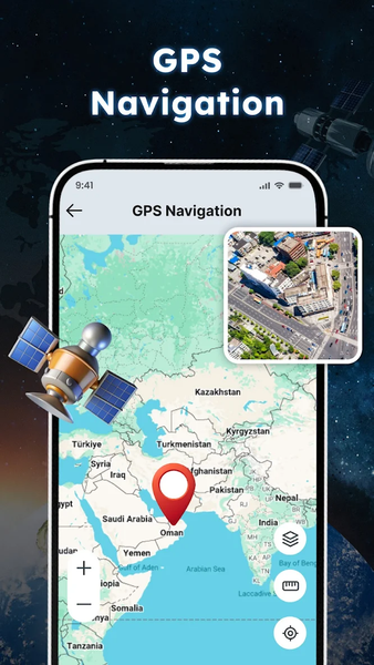 Earth Map: Live Satellite View - Image screenshot of android app