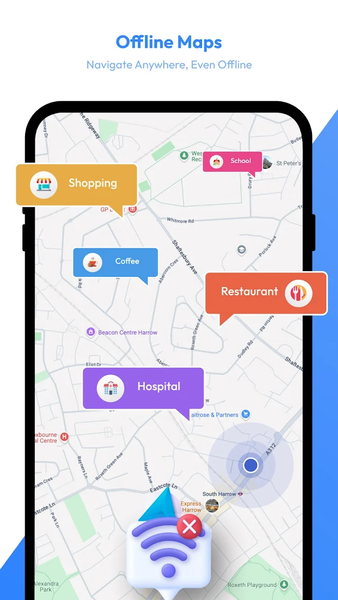 Satellite View - Maps - Radar - Image screenshot of android app