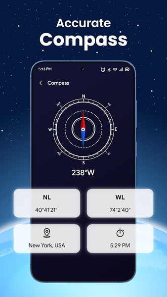 Live World Map: Satellite View - عکس برنامه موبایلی اندروید