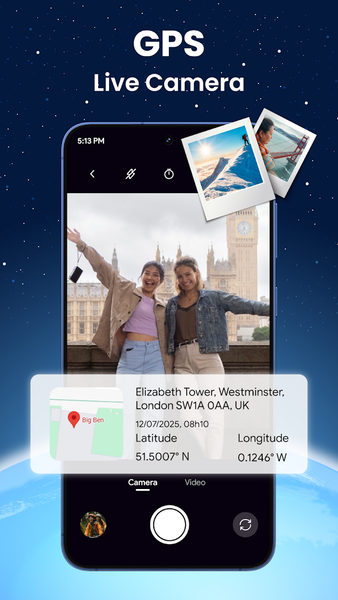 Live World Map: Satellite View - عکس برنامه موبایلی اندروید