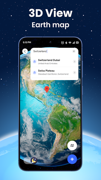 Live World Map: Satellite View - عکس برنامه موبایلی اندروید