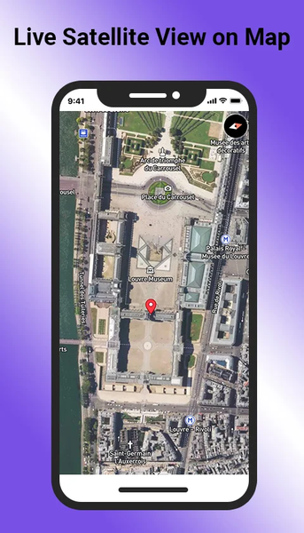 World Gps Live Satellite Maps - عکس برنامه موبایلی اندروید