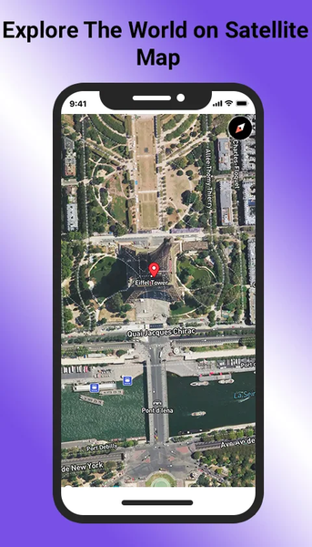 World Gps Live Satellite Maps - عکس برنامه موبایلی اندروید