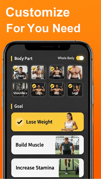 EaseFit: Gym & Home Workouts - عکس برنامه موبایلی اندروید