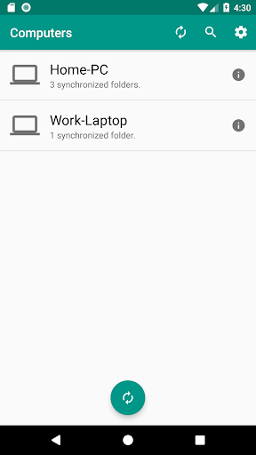 File Backup to PC - Image screenshot of android app