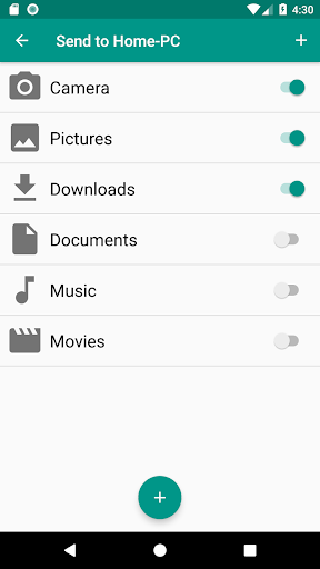 File Backup to PC - Image screenshot of android app