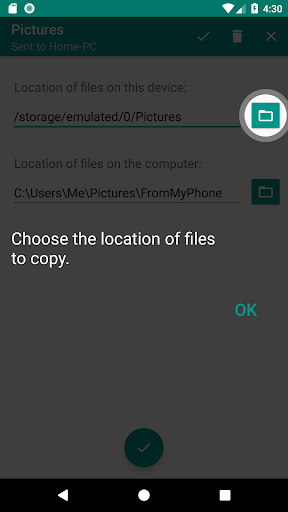 File Backup to PC - عکس برنامه موبایلی اندروید