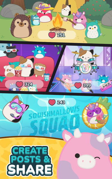 Squishmallows Match - عکس بازی موبایلی اندروید