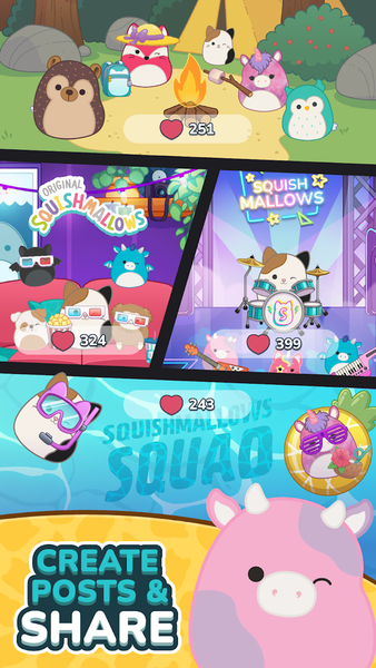 Squishmallows Match - عکس بازی موبایلی اندروید
