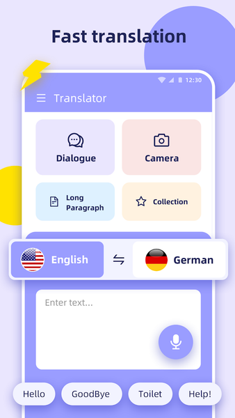 Easy Translator Voice Text - عکس برنامه موبایلی اندروید