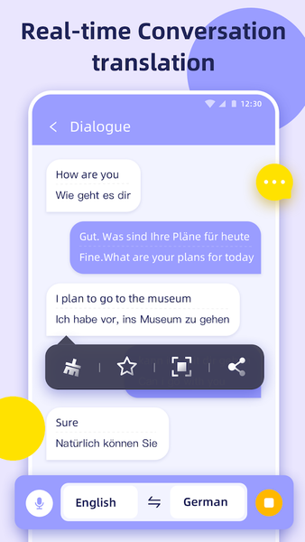 Easy Translator Voice Text - Image screenshot of android app