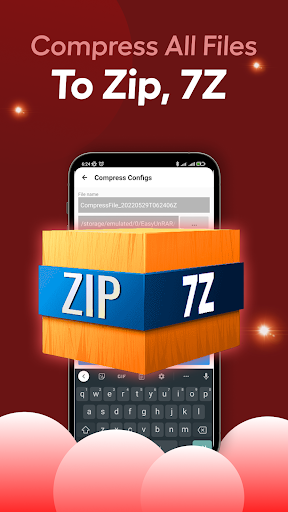 Pro 7-Zip, Unzip Rar Extractor - عکس برنامه موبایلی اندروید