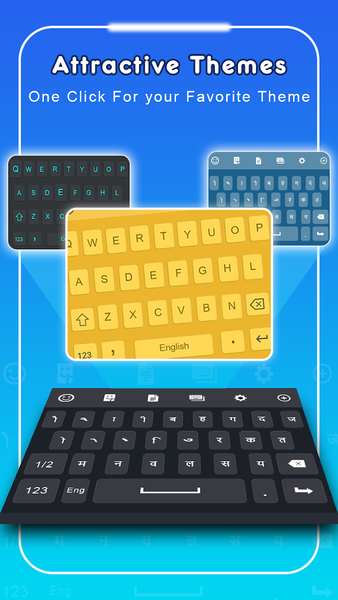 Easy Hindi English Keyboard - Image screenshot of android app