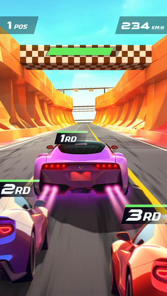 Asphalt destroyer - 3D racing - Gameplay image of android game