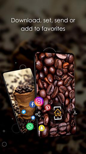 Wallpapers with Coffee - Image screenshot of android app