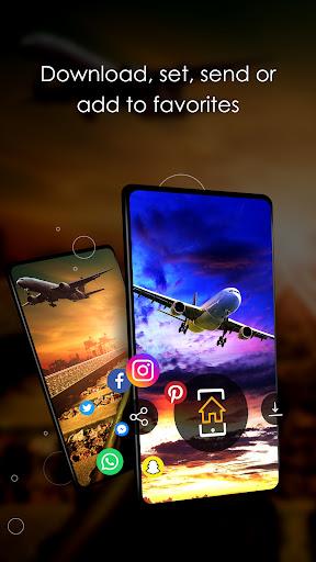 Wallpaper with planes - عکس برنامه موبایلی اندروید