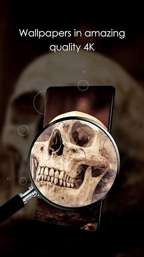 Wallpapers with Skulls 4K - Image screenshot of android app