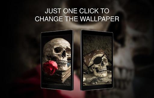 Wallpapers with Skulls 4K - Image screenshot of android app