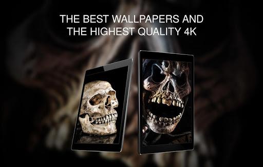 Wallpapers with Skulls 4K - Image screenshot of android app
