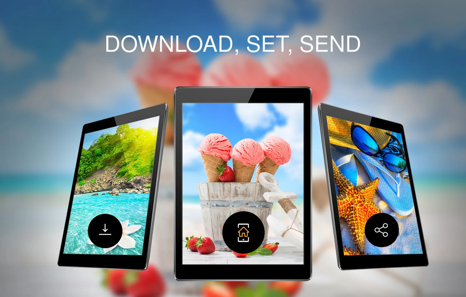 Summer wallpapers - Image screenshot of android app
