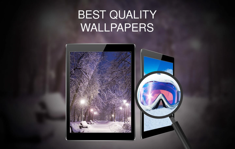 Winter wallpapers - Image screenshot of android app