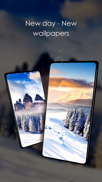 Winter wallpapers - Image screenshot of android app