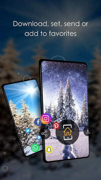 Winter wallpapers - Image screenshot of android app