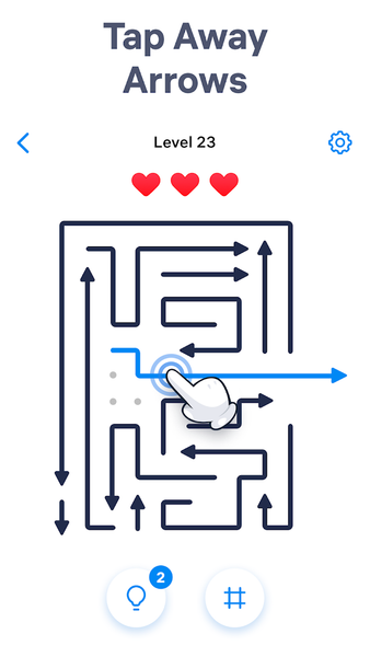 Arrow Puzzle - Tap Away Game - عکس بازی موبایلی اندروید