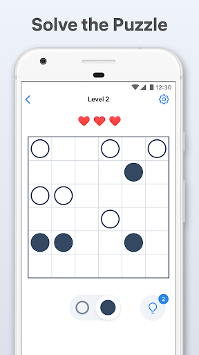 Binary Dots - logic puzzle - عکس برنامه موبایلی اندروید