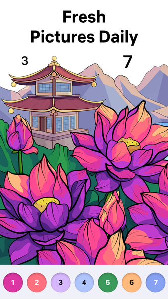 Coloring Book: Paint by Number - عکس بازی موبایلی اندروید