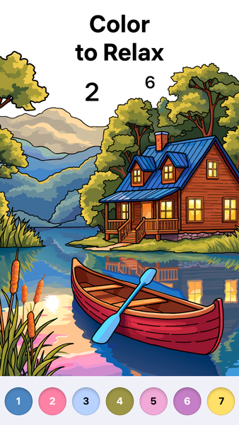 Coloring Book: Paint by Number - عکس بازی موبایلی اندروید