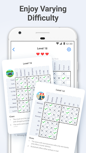 Logic Puzzles - Brain Riddles - عکس برنامه موبایلی اندروید