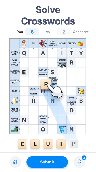 Crossword Master - Word Puzzle - Gameplay image of android game