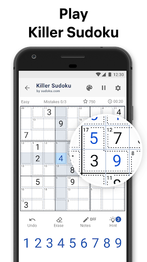 Killer Sudoku by Sudoku.com - عکس بازی موبایلی اندروید