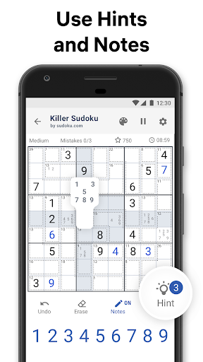 Killer Sudoku by Sudoku.com - عکس بازی موبایلی اندروید
