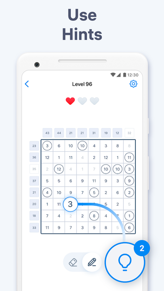Number Sums - Numbers Game - عکس بازی موبایلی اندروید