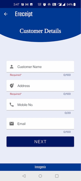 E-Receipt - Image screenshot of android app
