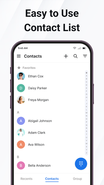 Contacts - Image screenshot of android app
