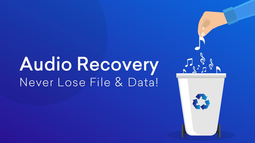 Deleted Audio Recovery App - عکس برنامه موبایلی اندروید