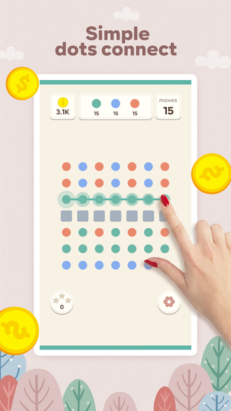 Easy Dots - Gameplay image of android game