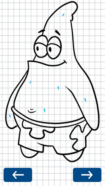 How to draw sea star - عکس برنامه موبایلی اندروید