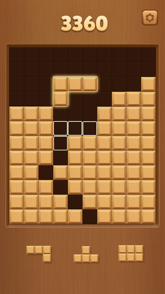 Wood Block Puzzle - Gameplay image of android game