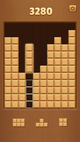 Wood Block Puzzle - Gameplay image of android game