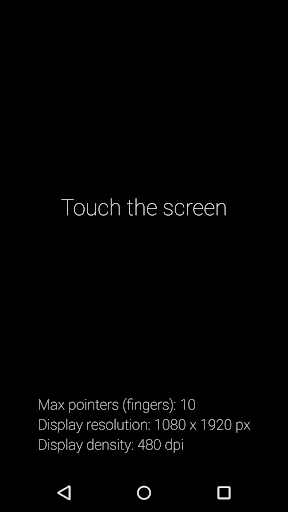 MultiTouch Test - عکس برنامه موبایلی اندروید