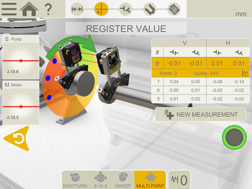 Easy-Laser XT Alignment - Image screenshot of android app